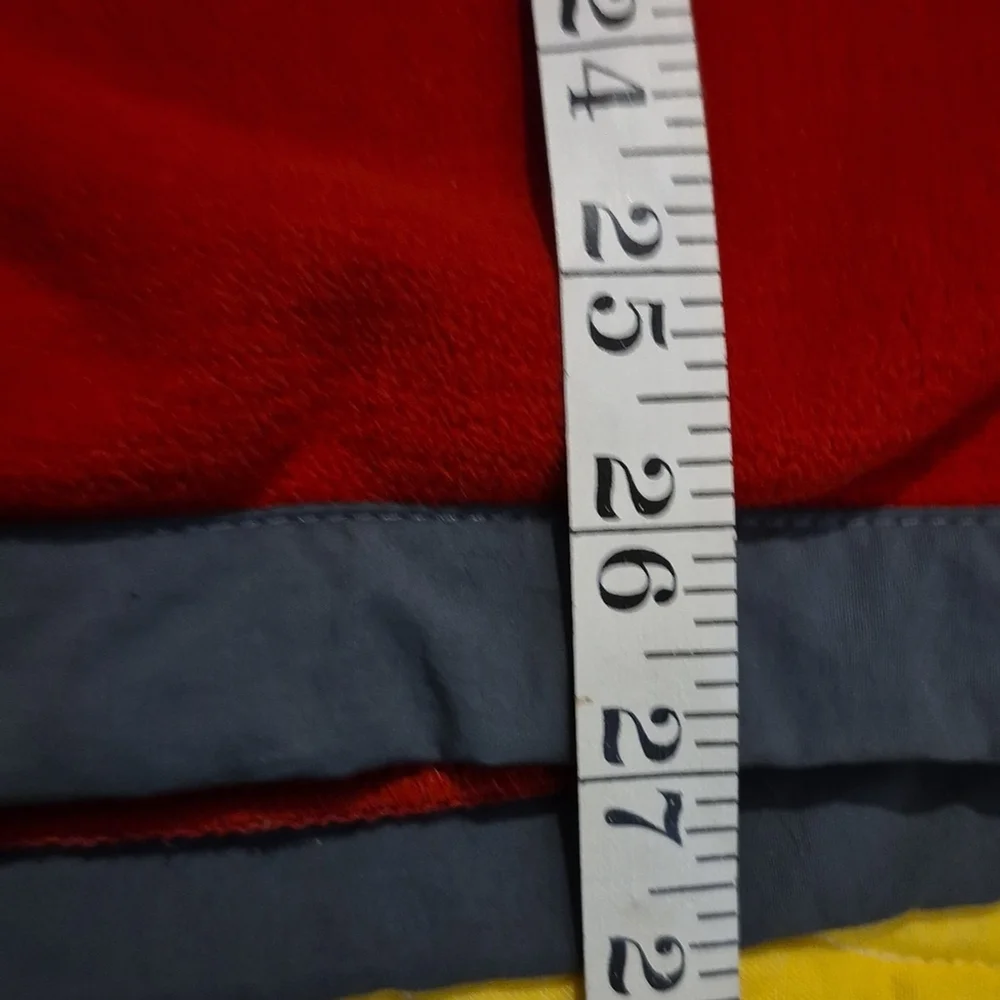 The North Face Men's Red &Gray Full ZipJacketUpper Zip Pckt& 2sidePckt Zip(1997)